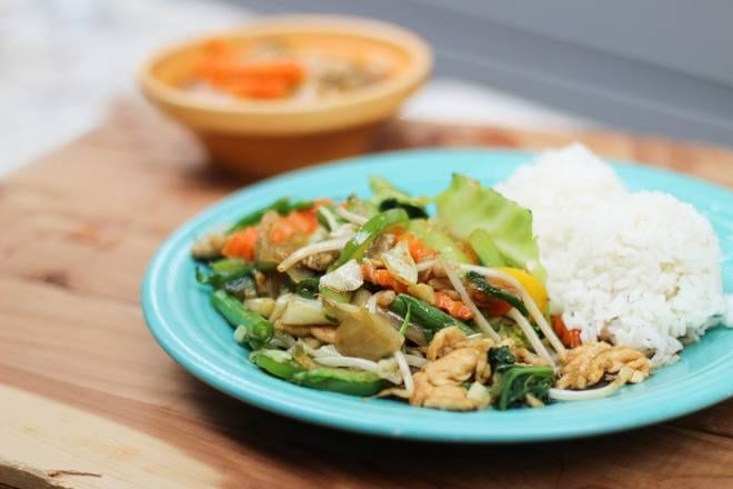 Spicy Mixed Veggies.