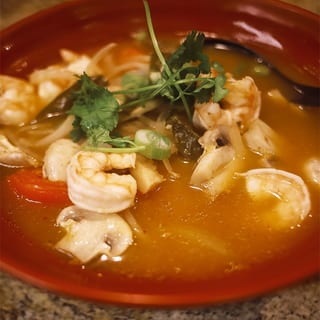 Shrimp Tom Yum Noodles Soup